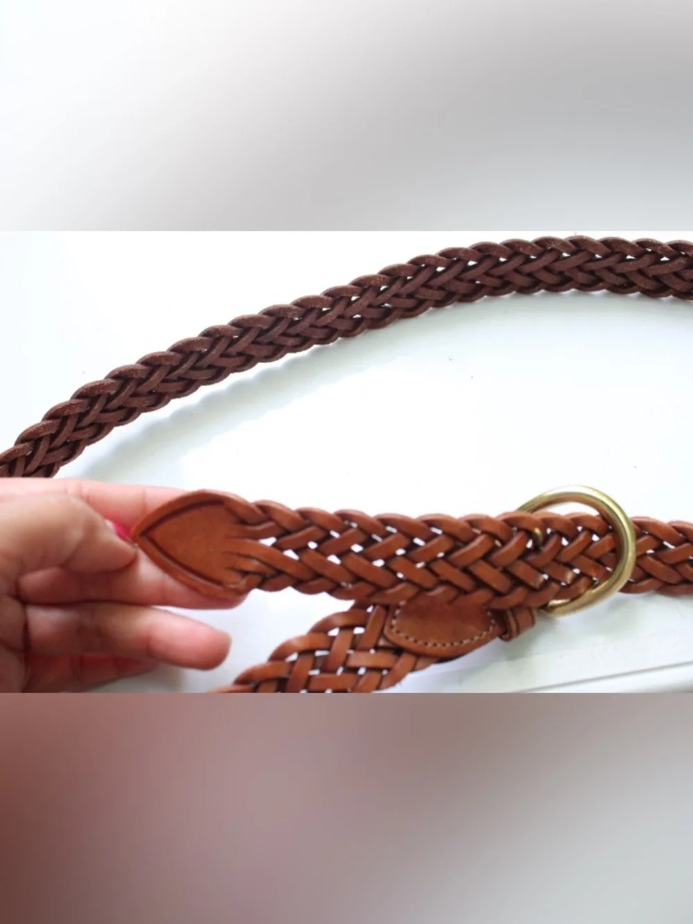 Vintage braided belt